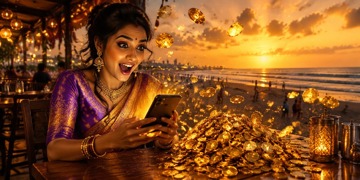 User making UPI payment on mobile for lottery ticket purchase