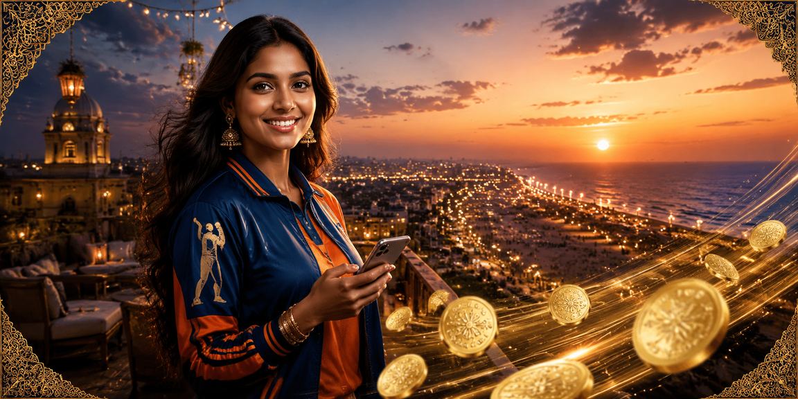 Cricket fans enjoying IPL night match in stadium